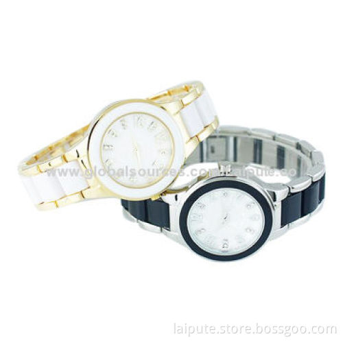 Fashionable Ceramic Watches, Import Movement, Various Colors Available